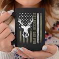 Best Buckin' Dad Ever Deer Hunting Fathers Day American Flag Coffee Mug Personalized Gifts