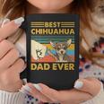 Best Chihuahua Dad Ever Retro Vintage Sunse Coffee Mug Unique Gifts
