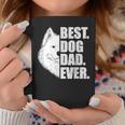 Best Dog Dad Ever Samoyed Cadeau Propriétaires De Chiens Tasse Cadeaux drôles