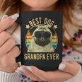 Best Dog Grandpa Ever Pug Father's Day Coffee Mug Unique Gifts