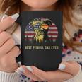 Best Pitbull Dad Ever American Flag 4Th Of July Coffee Mug Unique Gifts