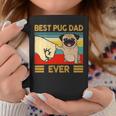 Best Pug Dad Ever Retro Vintage Fun Daddy Father's Day Coffee Mug Unique Gifts