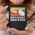 Best Rabbit Dad Ever Dad Rabbit Coffee Mug Unique Gifts
