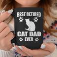 Best Retired Cat Dad Ever Cat Lover Retirement Coffee Mug Unique Gifts