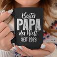 Bester Papa Der Welt Since 2023 Tassen Lustige Geschenke