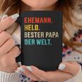 Bester Papa Der Welt Husband Hero Father's Day Christmas Tassen Lustige Geschenke