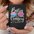 Besties Gone Cruising 2024 Girls Matching Cruise Coffee Mug Funny Gifts