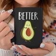 Better Demi-Avocat Assorti Couple Saint-Valentin Mariage Tasse Cadeaux drôles