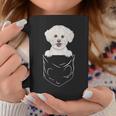 Bichons Frisés Avec Inscription Dog In Pocket Tasse Cadeaux drôles