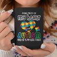 A Big Piece Of My Heart Has Autism And He's My Brother Coffee Mug Funny Gifts