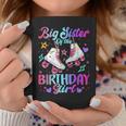 Big Sister Of The Birthday Girl Rolling Skate Family Party Coffee Mug Unique Gifts