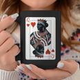 Black Queen Of Hearts Card Deck Game Proud Black Woman Coffee Mug Personalized Gifts