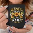 Blessed To Be Called Mom And Nana Sunflower Mother's Day Coffee Mug Personalized Gifts