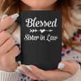 Blessed Sister In Law Heart & Arrow Graphics Coffee Mug Unique Gifts