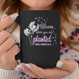 Bloom Where You Are Planted Dandelion Purple Up Military Kid Coffee Mug Funny Gifts