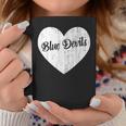 Blue Devils School Sports Fan Team Spirit Mascot Heart Coffee Mug Unique Gifts