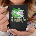 All Booked For St Patrick's Day Bookish Leprechaun Bookworm Coffee Mug Personalized Gifts