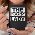 The Boss Lady Top Woman In Charge Head Mama Female Mom Coffee Mug Unique Gifts