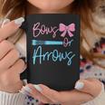 Bows Or Arrows Gender Reveal Party Idea For Mom Or Dad Coffee Mug Unique Gifts