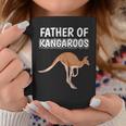 Boys Kangaroo Dad Father's Day Father Of Kangaroos Coffee Mug Unique Gifts