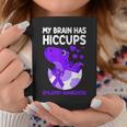 My Brain Has Hiccups Purple Ribbon Epilepsy Awareness Coffee Mug Unique Gifts