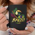 Brazil Vintage Toucan With Flag And Samba Mask Tassen Lustige Geschenke