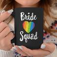 Bride Squad Lgbt Wedding Bachelorette Lesbian Pride Women Coffee Mug Unique Gifts
