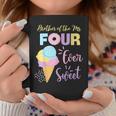 Brother Of The Ms Four Ever Sweet Ice-Cream 4Th Birthday Coffee Mug Personalized Gifts