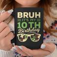 Bruh It's My 10Th Birthday 10 Year Old Retro Camo Sunglasses Coffee Mug Unique Gifts