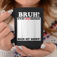 Bruh It's My 10Th Birthday Sign My 10 Years Old Coffee Mug Funny Gifts