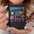 Burnouts Or Bows Gender Reveal Party Ideas Baby Announcement Coffee Mug Funny Gifts