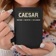 Caesar The Man The Myth The Legend Boys Name Coffee Mug Personalized Gifts