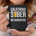 California Sober No Hangovers Recovery Legal Implications Coffee Mug Unique Gifts