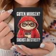 Cat Saying I Guten Morgen Suchst Du Streit Tassen Lustige Geschenke