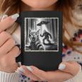 Cat Selfie With Bigfoot & Ufo Sasquatch & Cat Coffee Mug Funny Gifts