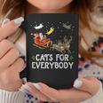 Cats For Everybody Christmas Cat Xmas Santa Coffee Mug Funny Gifts