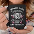 Chica Motera Motociclista Regalo Motorista Es Cuello Taza de café Regalos divertidos