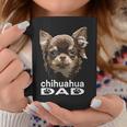 Chihuahua Langhaariger Papa Lustigerater Hund Chiwawa Papa Tassen Lustige Geschenke