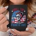 Chill The Fourth Out Skeleton 4Th Of July Patriotic Coffee Mug Personalized Gifts