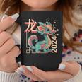 Chinese Dragon Lunar New Year 2024 Green Cute Anime Zodiac Coffee Mug Personalized Gifts