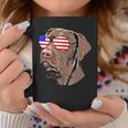 Chocolate Lab American Flag Sunglasses Dog Lover Coffee Mug Unique Gifts