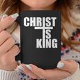 Christ Is King Jesus Is King Cross Crucifix Coffee Mug Funny Gifts