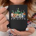 Christmas Friends Santa Rudolph Snowman Xmas Family Pajamas Coffee Mug Funny Gifts