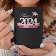 Class Of 2024 Graduate I Senior Year Item White Pink Coffee Mug Funny Gifts
