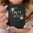 Class Of 2025 Senior 2025 Cute Arrow Flowers For Girls Women Coffee Mug Unique Gifts