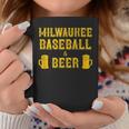 Classic Milwaukee Baseball & Beer Fan Retro Vintage Coffee Mug Unique Gifts