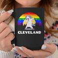 Cleveland Ohio Lgbtq Gay Pride Rainbow Coffee Mug Unique Gifts
