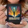 Clinical Research Coordinator Female Hero Job Women Coffee Mug Unique Gifts