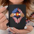 Colorado Roots Inside State Flag American Proud Coffee Mug Unique Gifts
