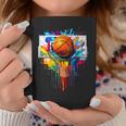 Colorful Basketball Tie Dye Color Splash Hoop Net Slam Dunk Coffee Mug Unique Gifts
